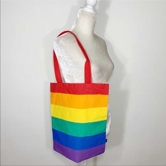 flying tiger rainbow tote bolsa